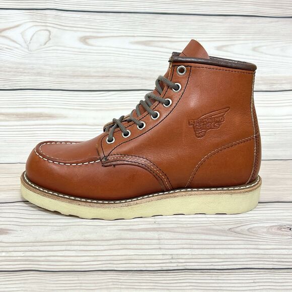 Red Wing Heritage 8875 Irish Setter Mens 4E Moc-Toe Work Boot 6" Oro Russet USA - Picture 5 of 16